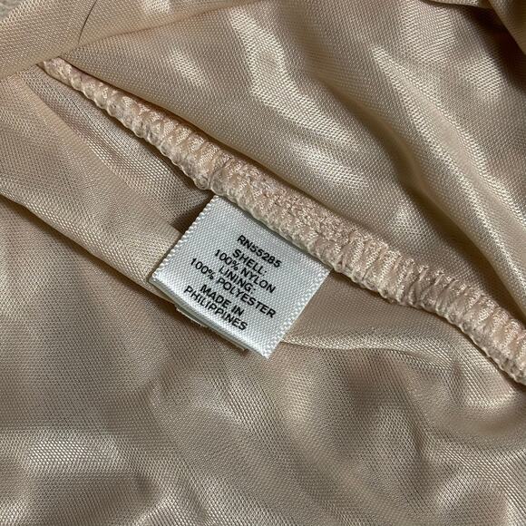 Vintage Express Baby Pink Ruched Tank Top Y2k Date Night Going Out Shirt Small - Picture 5 of 9